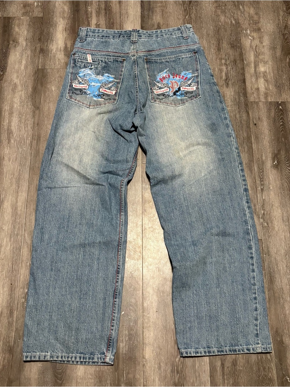 VTG Y2K PACO Baggy Skater HipHop Grunge Skate Pants 90’s 33x33